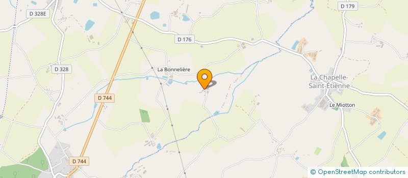 localisation de l'entreprise LA ROULIERE  MONCOUTANT-SUR-SEVRE