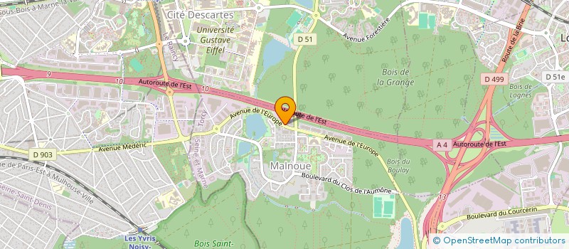 localisation de l'entreprise LA ROULOTTE  EMERAINVILLE