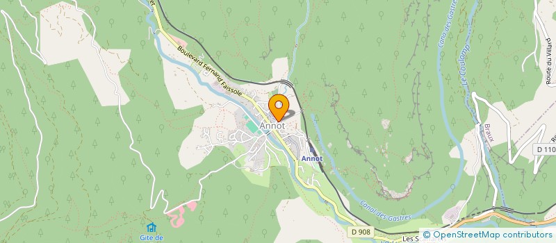 localisation de l'entreprise LA ROULOTTE A NOTES  ANNOT