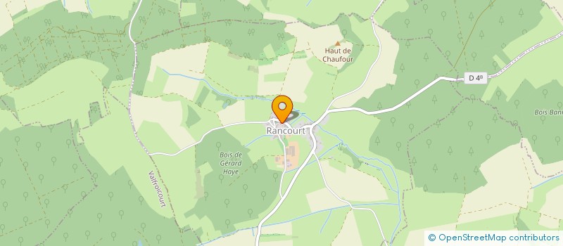 localisation de l'entreprise LA ROULOTTE A PIZZA  RANCOURT