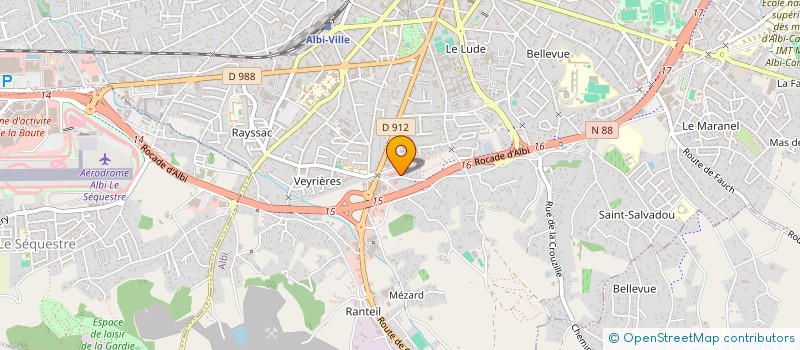 localisation de l'entreprise LA ROULOTTE A PLANTES  ALBI