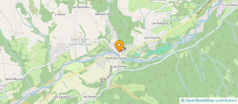 localisation de l'entreprise LA ROULOTTE BLEUE à SAINT-JEAN-SAINT-NICOLAS