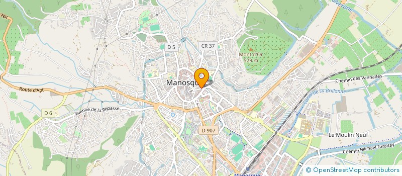 localisation de l'entreprise LA ROULOTTE MANOSQUE à MANOSQUE