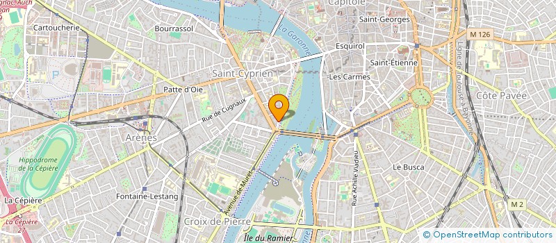 localisation de l'entreprise LA ROULOTTE SOLIDAIRE à TOULOUSE