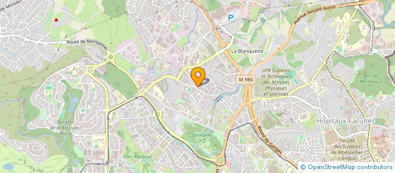 localisation de l'entreprise LA ROUMANE à MONTPELLIER