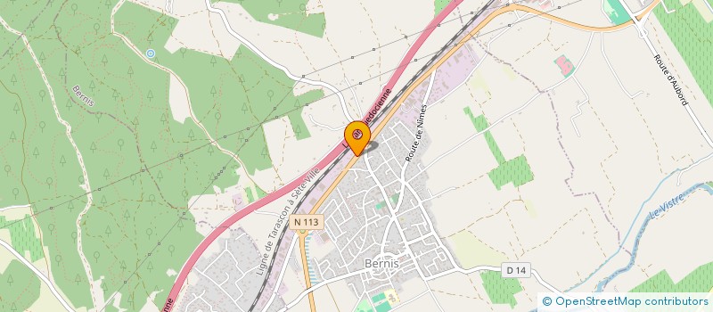 localisation de l'entreprise LA ROUSSE 30  BERNIS