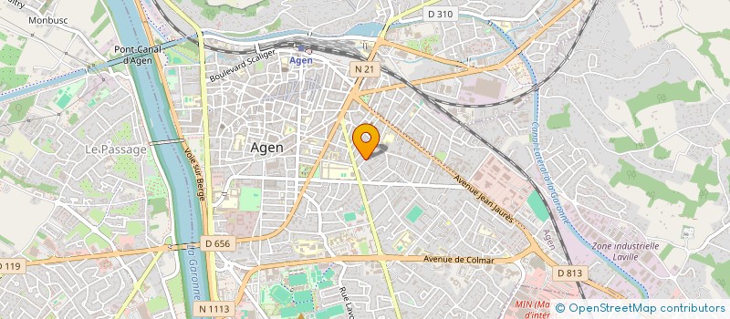 localisation de l'entreprise LA ROUSSE DE SECOURS  AGEN