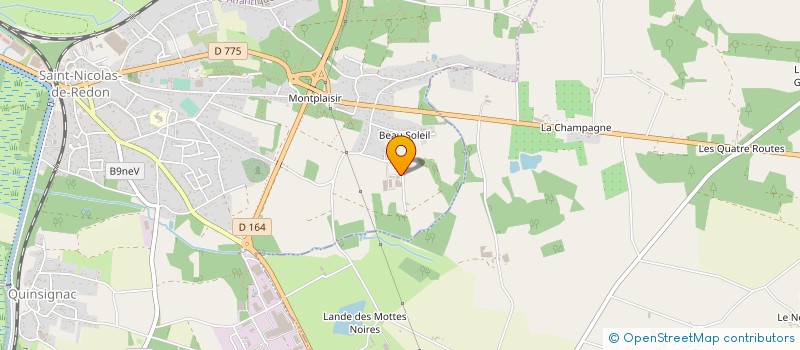 localisation de l'entreprise LA ROUSSELAIS à SAINT-NICOLAS-DE-REDON