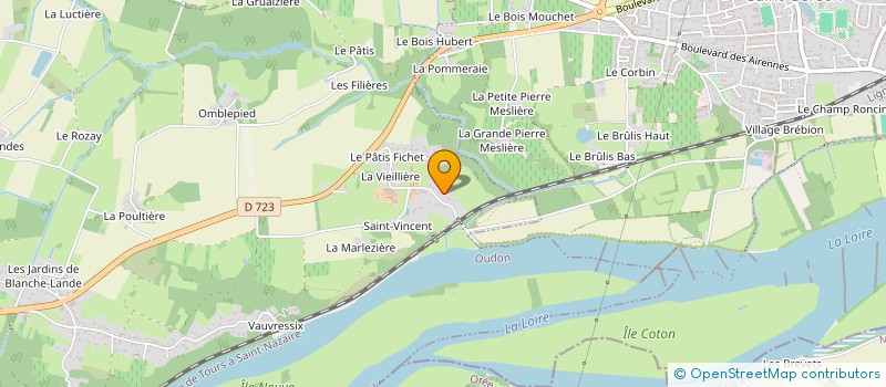 localisation de l'entreprise LA ROUSSELIERE DE MAI  OUDON