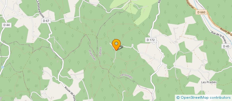 localisation de l'entreprise LA ROUSSELLE  LES JUNIES