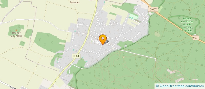 localisation de l'entreprise LA ROUTE BLEUE/FAMILLE SCHMIDT-FIORI/HUGUET  BARBIZON