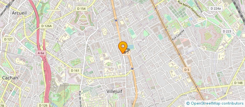 localisation de l'entreprise LA ROUTE DE LA SOIE à VILLEJUIF