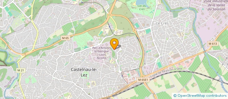 localisation de l'entreprise LA ROUTE DE LA SOIF à CASTELNAU-LE-LEZ