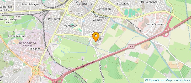 localisation de l'entreprise LA ROUTE DE LUNES à NARBONNE