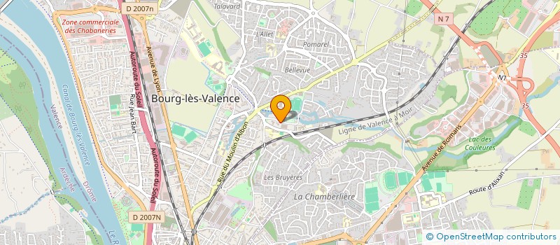 localisation de l'entreprise LA ROUTE DE SARKIS à BOURG-LES-VALENCE