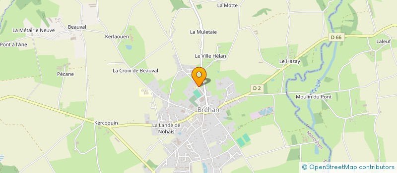 localisation de l'entreprise LA ROUTE DES CRECHES  BREHAN