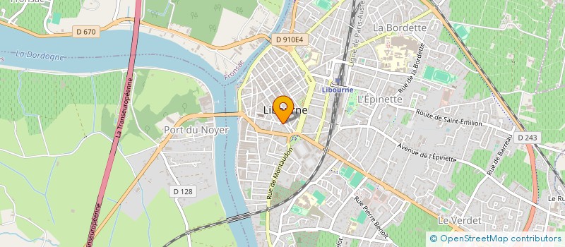 localisation de l'entreprise LA ROUTE DES DROLES à LIBOURNE