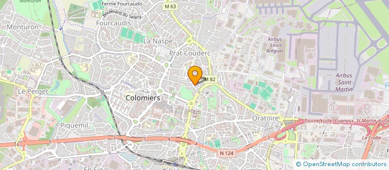 localisation de l'entreprise LA ROUTE DES PAINS à COLOMIERS