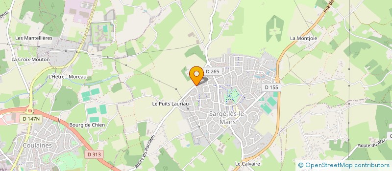 localisation de l'entreprise LA ROUTE DES SOLIDAIRES à SARGE-LES-LE-MANS