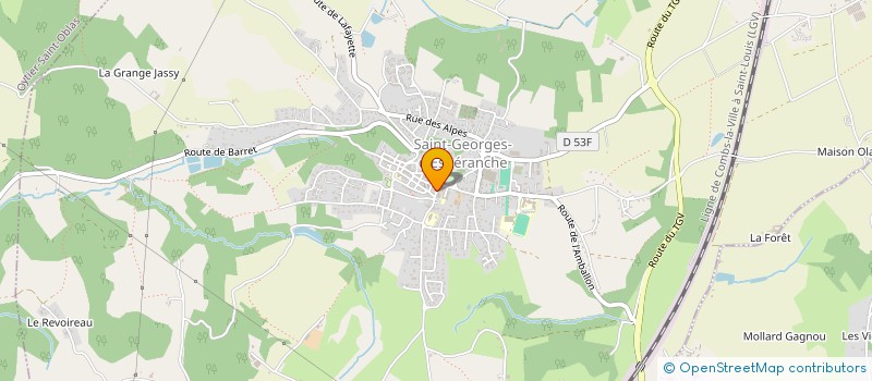 localisation de l'entreprise LA ROUTE DES VINS à DIEMOZ