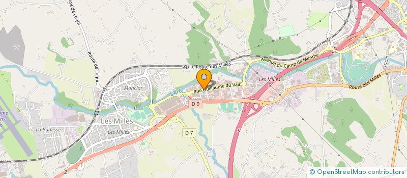 localisation de l'entreprise LA ROUTE DES VINS AIX LA PIOLINE à AIX-EN-PROVENCE