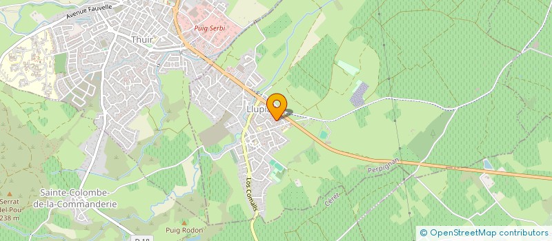 localisation de l'entreprise LA ROUTE DU 66  LLUPIA
