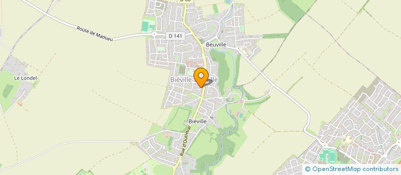 localisation de l'entreprise LA ROUTE DU CALVA  BIEVILLE-BEUVILLE