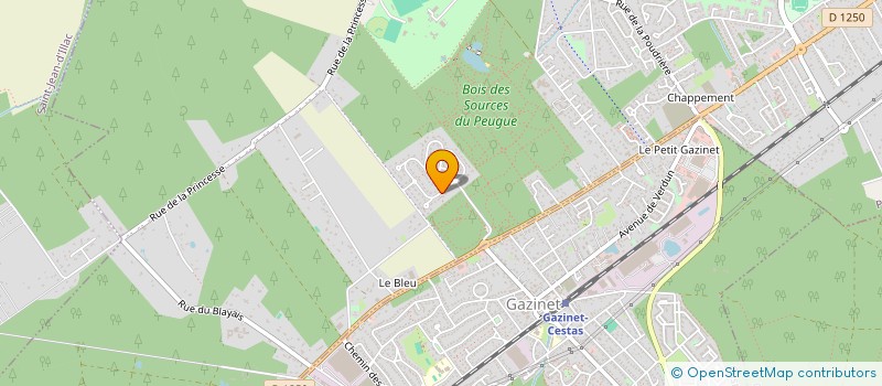 localisation de l'entreprise LA ROUTE DU CHOCOLAT à PESSAC