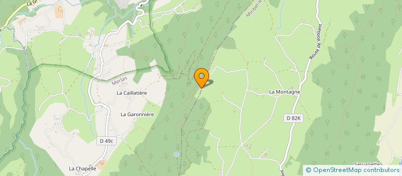 localisation de l'entreprise LA ROUTE DU PISE CHE TERRE RHONE ALPES  MONTFERRAT