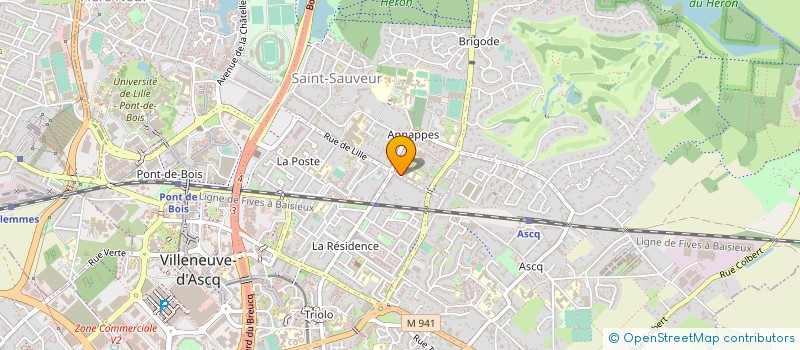 localisation de l'entreprise LA ROUTE DU SOI à VILLENEUVE-D'ASCQ