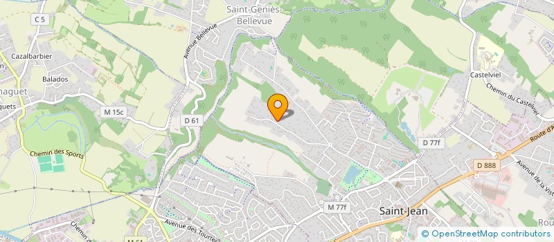 localisation de l'entreprise LA ROUTE DU SUD à SAINT-JEAN