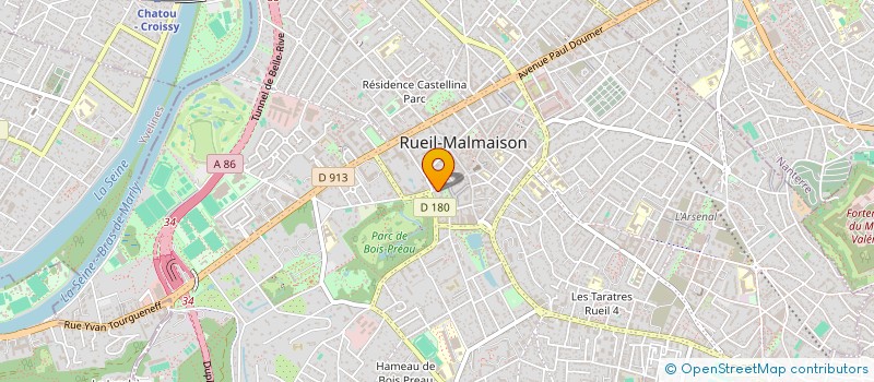 localisation de l'entreprise LA ROUTOURNE à RUEIL-MALMAISON