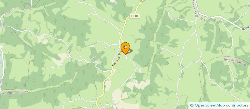 localisation de l'entreprise LA ROUZIETA  LES PECHS DU VERS