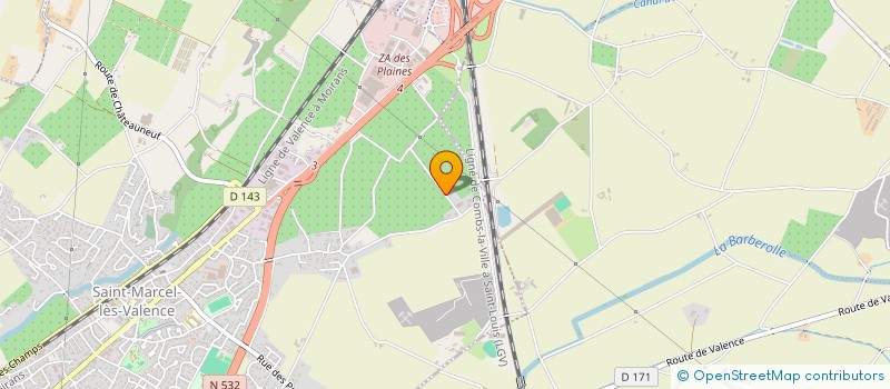 localisation de l'entreprise LA ROY MAT  SAINT-MARCEL-LES-VALENCE