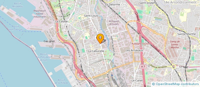 localisation de l'entreprise LA ROYALE à MARSEILLE