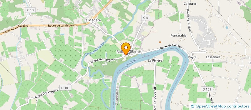 localisation de l'entreprise LA ROYALE  MOISSAC