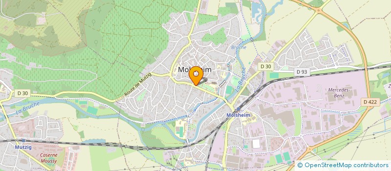 localisation de l'entreprise LA ROYALE EDUCATION  MOLSHEIM