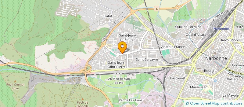 localisation de l'entreprise LA ROYALE MAGHREBINE  NARBONNE