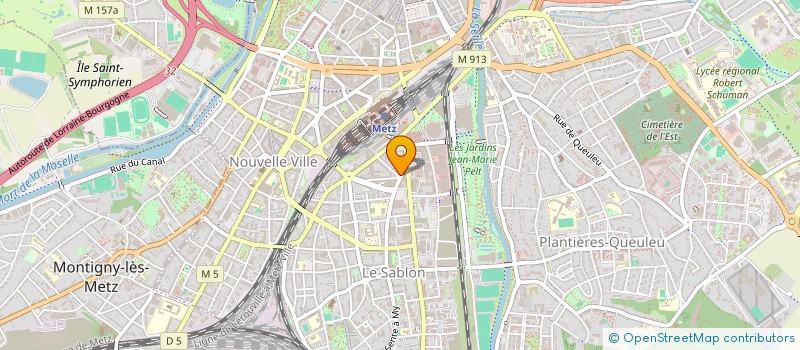 localisation de l'entreprise LA ROYALE SANTE  METZ