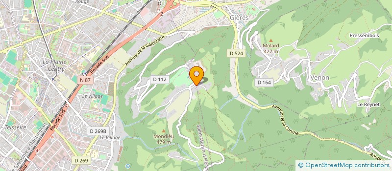 localisation de l'entreprise LA ROYBONNERIE  ROYBON