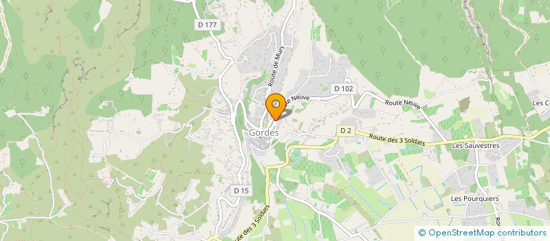 localisation de l'entreprise LA ROYERE  OPPEDE