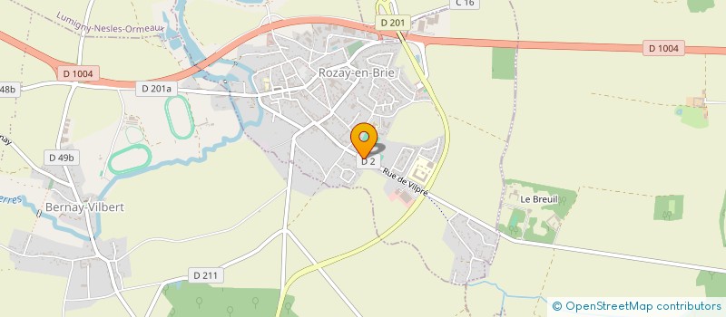 localisation de l'entreprise LA ROZEENNE DE SERVICES  ROZAY-EN-BRIE