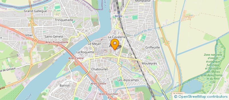 localisation de l'entreprise LA RUBRICABRAC à ARLES