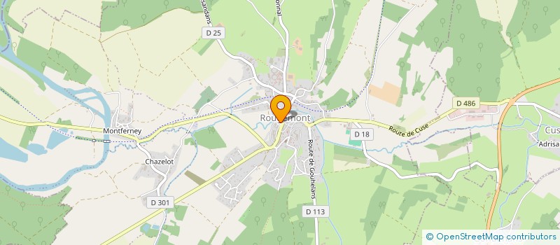 localisation de l'entreprise LA RUBRITHEQUE  ROUGEMONT