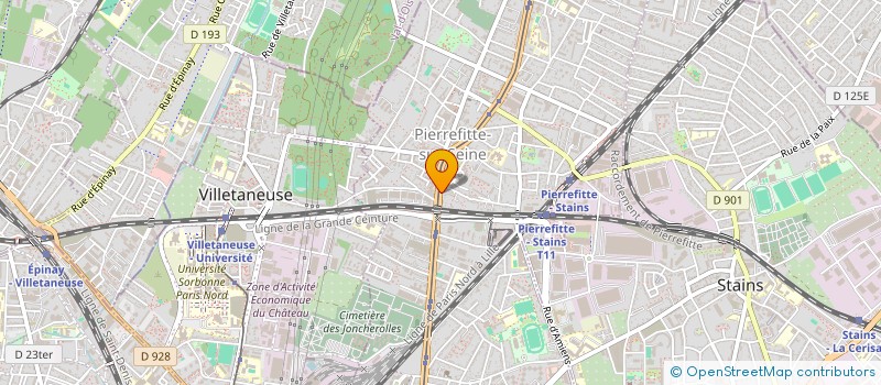 localisation de l'entreprise LA RUCHE à PIERREFITTE-SUR-SEINE