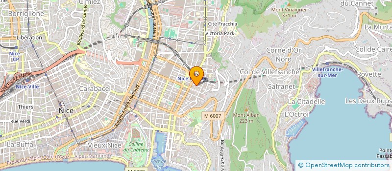 localisation de l'entreprise LA RUCHE  NICE