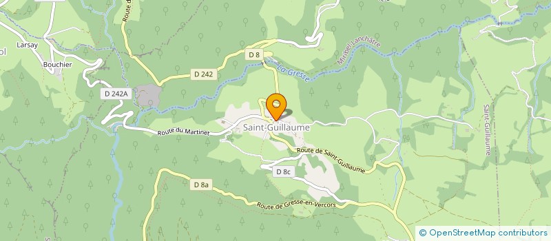 localisation de l'entreprise LA RUCHE  SAINT-GUILLAUME