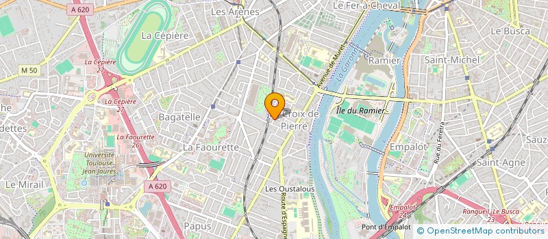localisation de l'entreprise LA RUCHE à TOULOUSE