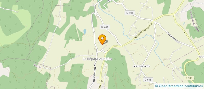 localisation de l'entreprise LA RUCHE  COBONNE