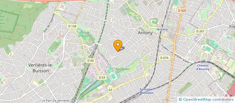 localisation de l'entreprise LA RUCHE à ANTONY